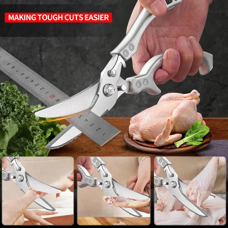 β‘ Limited Time 50% OFF π₯ Professional Heavy Duty Kitchen Shears βοΈ with Safety Lock & Non-Slip Handle