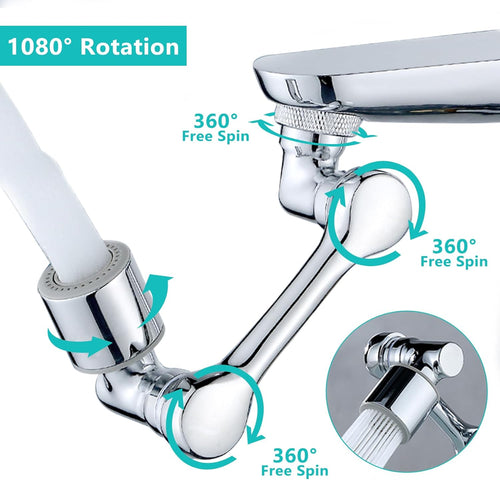 π₯π₯π₯1440-degree splash-proof swivel universal faucet extender