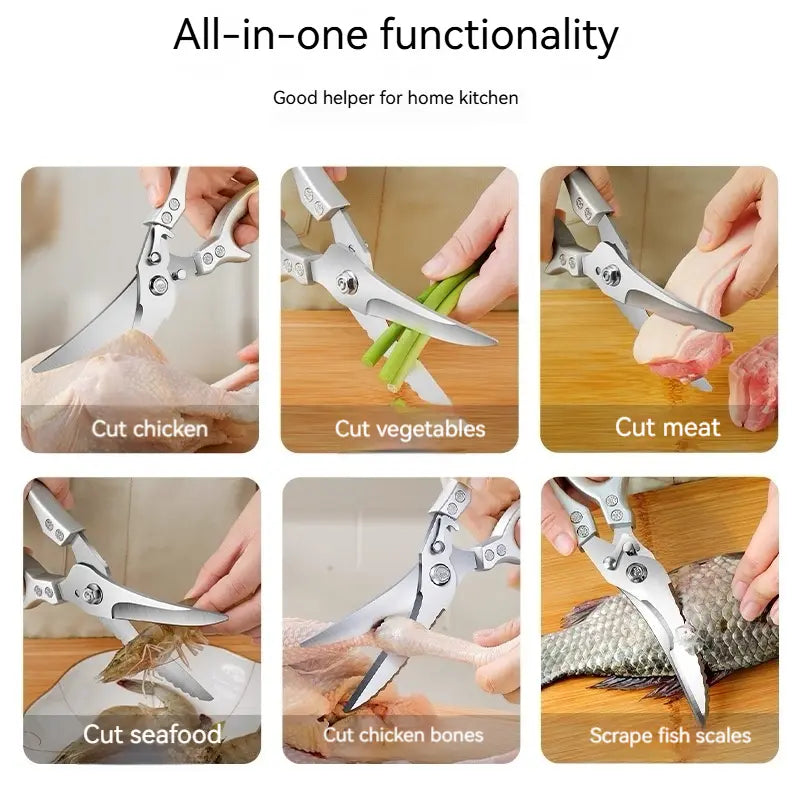 β‘ Limited Time 50% OFF π₯ Professional Heavy Duty Kitchen Shears βοΈ with Safety Lock & Non-Slip Handle