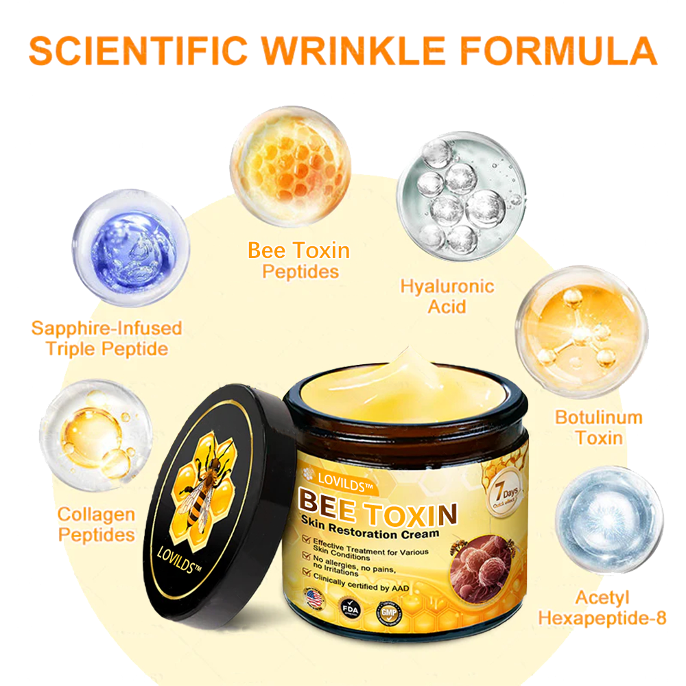 LOVILDS™ Bee Toxin Skin Repair Cream(AAD Recommended👨⚕️)