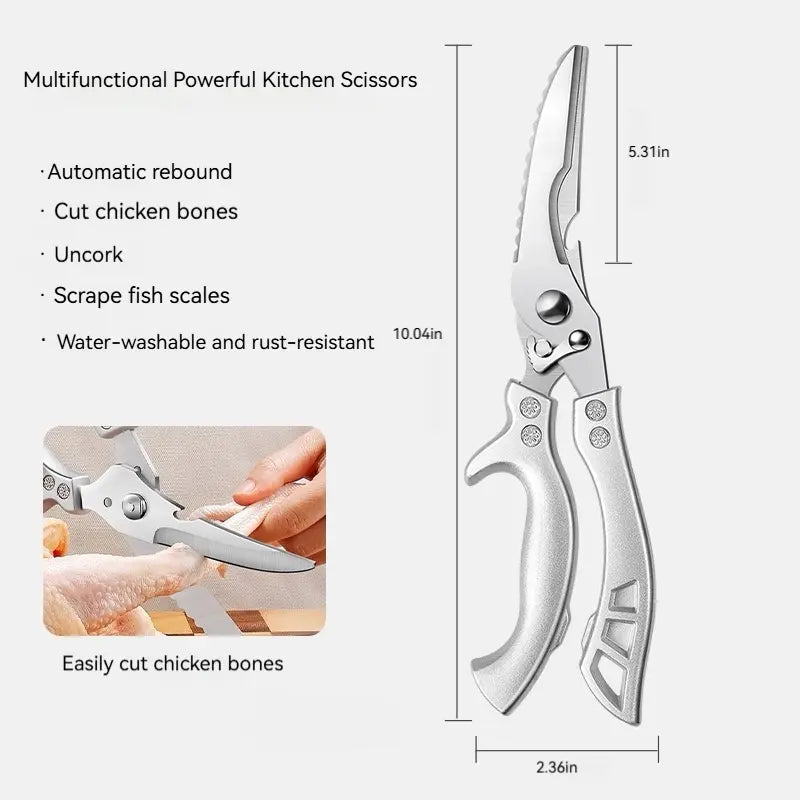 β‘ Limited Time 50% OFF π₯ Professional Heavy Duty Kitchen Shears βοΈ with Safety Lock & Non-Slip Handle