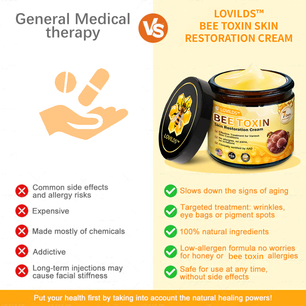 LOVILDS™ Bee Toxin Skin Repair Cream(AAD Recommended👨⚕️)